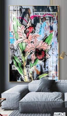 File gốc File tranh trừu tượng canvas TT13782 (in lụa) chi tiết cao