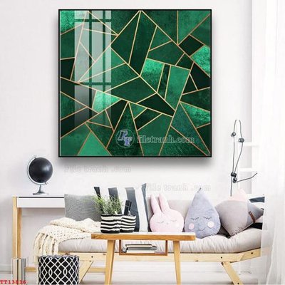 File in trần File tranh trừu tượng canvas TT13816 (bản gốc) phong cảnh