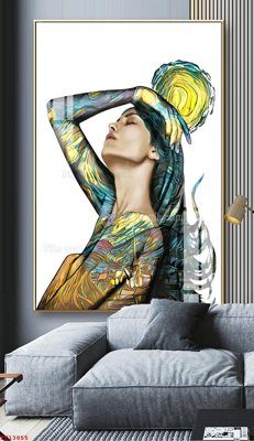 File PSD File tranh trừu tượng canvas TT13855 (nguyên gốc) chất lượng cao