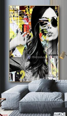 File gốc File tranh trừu tượng canvas TT13878 (in lụa) cao cấp