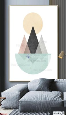 File ảnh File tranh trừu tượng canvas TT13903 (gốc) trang trí khách sạn