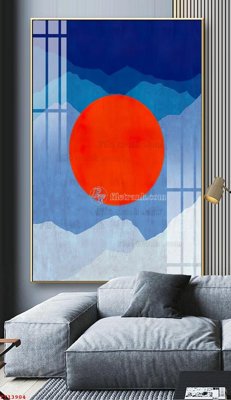 File tranh in tráng gương File tranh trừu tượng canvas TT13904 (siêu nét)