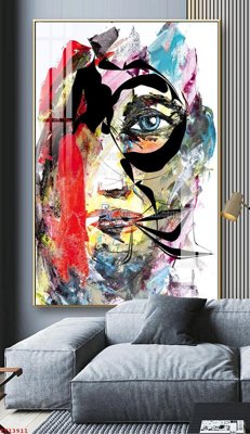 Download file gốc File tranh trừu tượng canvas TT13911 (in mica) trang trí