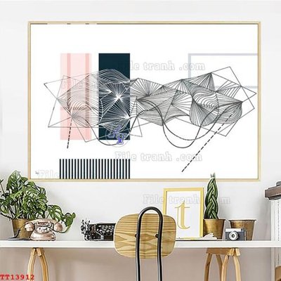 File tranh File tranh trừu tượng canvas TT13912 (gốc) chủ đề trừu tượng