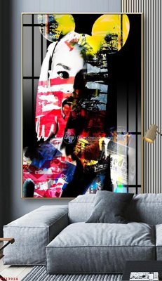 File gốc File tranh trừu tượng canvas TT13914 (cho in ấn) độc quyền