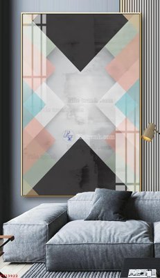 File ảnh File tranh trừu tượng canvas TT13922 (gốc) in PP, decal