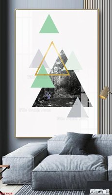 File in ấn File tranh trừu tượng canvas TT13924 (bản gốc) chất lượng cao