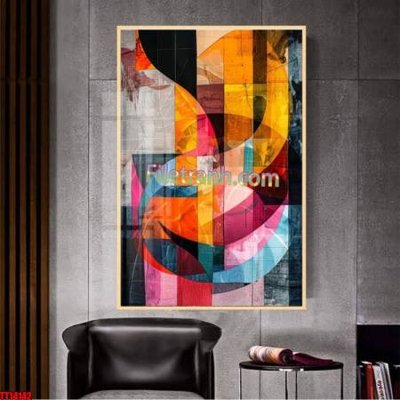File in lụa File tranh trừu tượng art TT14142 (tân cổ điển) File tranh trừu tượng art TT14142
