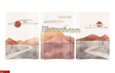 Download file gốc File tranh trừu tượng art TT14340 (in lụa) nghệ thuật