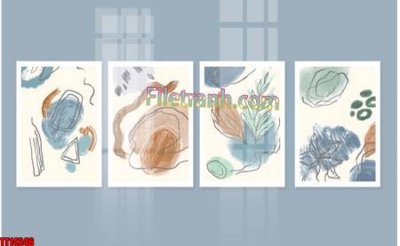 File in lụa File tranh trừu tượng art TT14346 (hoa văn) File tranh trừu tượng art TT14346