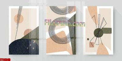 File gốc File tranh trừu tượng art TT14349 (in tráng gương) hiện đại