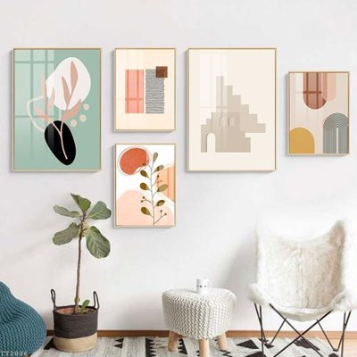 File gốc File tranh treo 5 tấm tối giản Minimalist Art TT2026 cho in ấn và thiết kế