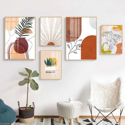 File gốc in ấn File tranh treo 5 tấm tối giản Minimalist Art TT2036 (sẵn sàng tải về)