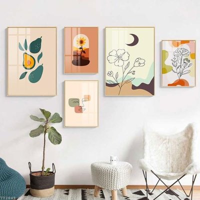 File PSD File tranh treo 5 tấm tối giản Minimalist Art TT2049 (bản gốc) chất lượng nhất