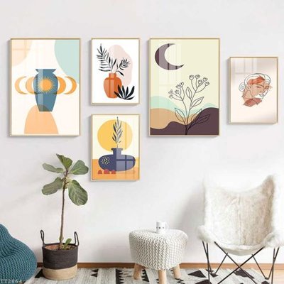Tải file File tranh treo 5 tấm tối giản Minimalist Art TT2064 (gốc) làm file quảng cáo