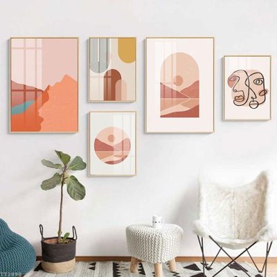 File gốc File tranh treo 5 tấm tối giản Minimalist Art TT2090 (ảnh rõ nét) để in