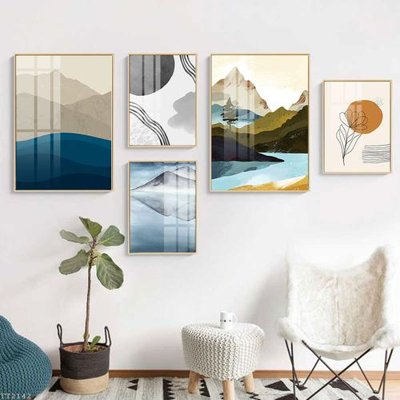 Download file tranh File tranh treo 5 tấm tối giản Minimalist Art TT2142 (file gốc PSD)