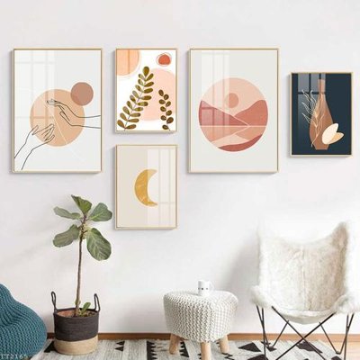 File gốc File tranh treo 5 tấm tối giản Minimalist Art TT2165 (trang trí) phòng làm việc