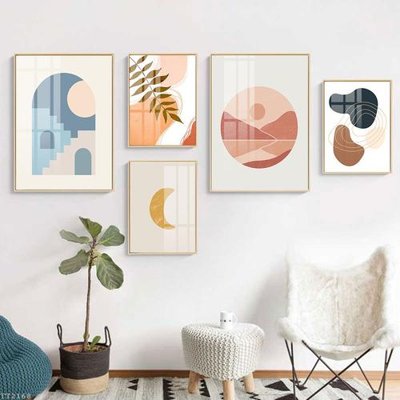 Tải xuống file tranh gốc File tranh treo 5 tấm tối giản Minimalist Art TT2168 (PSD/TIFF)