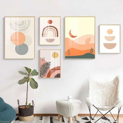 File PSD File tranh treo 5 tấm tối giản Minimalist Art TT2174 (bản gốc) độ phân giải cao