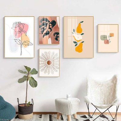 Download file gốc File tranh treo 5 tấm tối giản Minimalist Art TT2191 (dùng cho in ấn)
