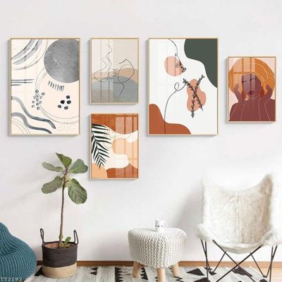 Tải file File tranh treo 5 tấm tối giản Minimalist Art TT2193 (gốc) làm file thiết kế