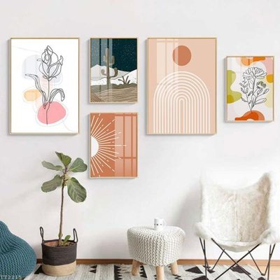 File gốc File tranh treo 5 tấm tối giản Minimalist Art TT2215 (cho in ấn) từ kho Filetranh