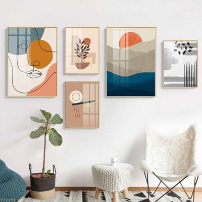 File PSD File tranh treo 5 tấm tối giản Minimalist Art TT2251 (bản gốc) đã tách nền