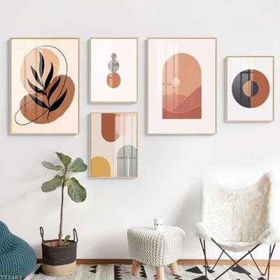 File PSD File tranh treo 5 tấm tối giản Minimalist Art TT2263 (bản gốc) cho nhà in