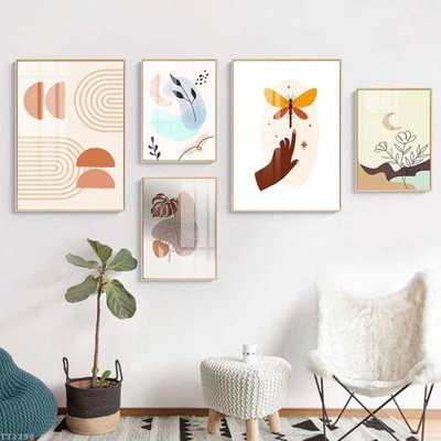 File PSD File tranh treo 5 tấm tối giản Minimalist Art TT2290 (gốc) cho in quảng cáo