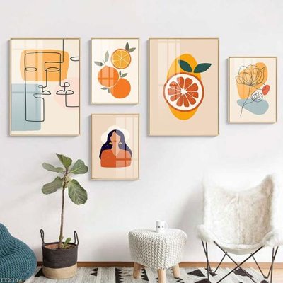 File gốc File tranh treo 5 tấm tối giản Minimalist Art TT2304 (thiết kế) độc quyền