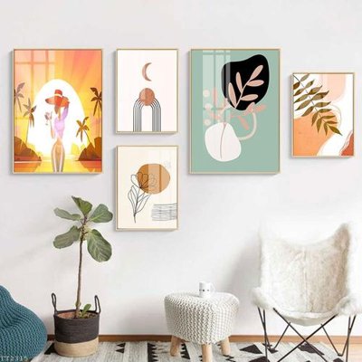 File gốc File tranh treo 5 tấm tối giản Minimalist Art TT2315 (cho in ấn) từ kho Filetranh