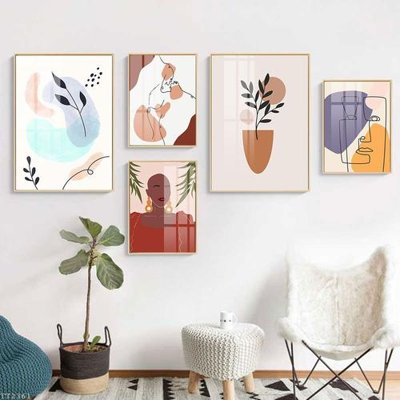 File gốc File tranh treo 5 tấm tối giản Minimalist Art TT2361 (ảnh chi tiết) để in ấn