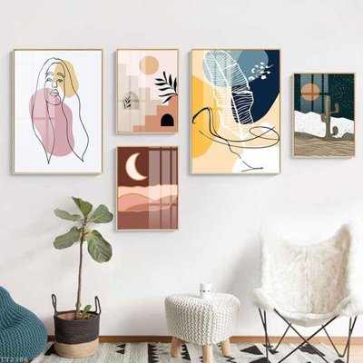 Tải file File tranh treo 5 tấm tối giản Minimalist Art TT2386 (gốc) làm file in ấn