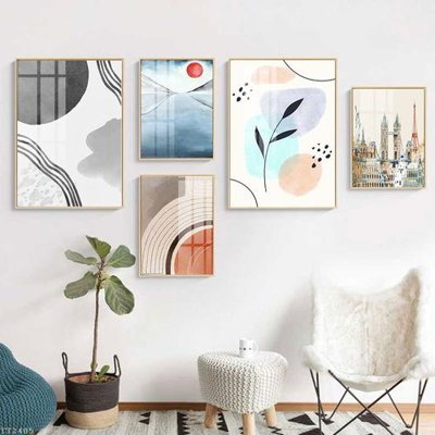 Tải file PSD File tranh treo 5 tấm tối giản Minimalist Art TT2405 (nguyên layer) để in