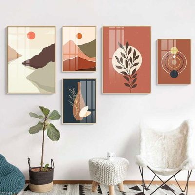 Mua file tranh gốc File tranh treo 5 tấm tối giản Minimalist Art TT2413 tại Filetranh.com