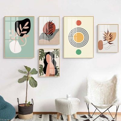 Tải file gốc File tranh treo 5 tấm tối giản Minimalist Art TT2438 (in khổ lớn) không vỡ