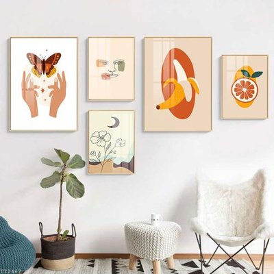 File tranh File tranh treo 5 tấm tối giản Minimalist Art TT2467 (ảnh gốc) không bị mờ