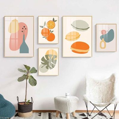 File PSD File tranh treo 5 tấm tối giản Minimalist Art TT2496 (gốc) cho designer