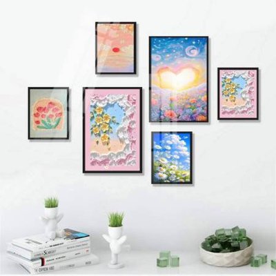 Tải file gốc File tranh bộ 6 tấm hoa décor 5D TT25022 (in khổ lớn) không vỡ