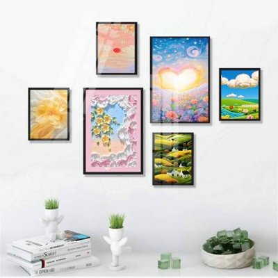 Tải file File tranh bộ 6 tấm hoa décor 5D TT25069 (ảnh gốc) in tráng gương