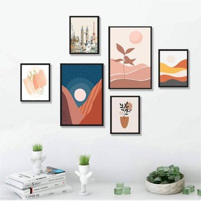 Tải file File tranh treo bộ 6 tấm tối giản Minimalist Art TT3032 (ảnh gốc) độ phân giải 300dpi