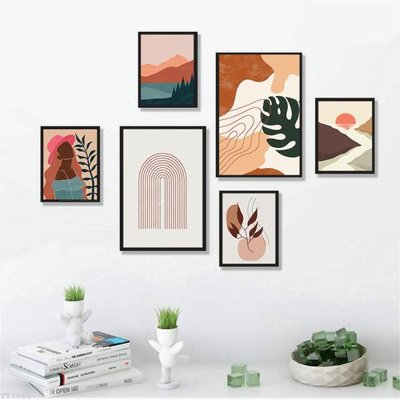 File in trần File tranh treo bộ 6 tấm tối giản Minimalist Art TT3061 (file gốc) phong thủy