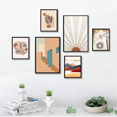 File PSD File tranh treo bộ 6 tấm tối giản Minimalist Art TT3068 (nguyên bản) cho thiết kế