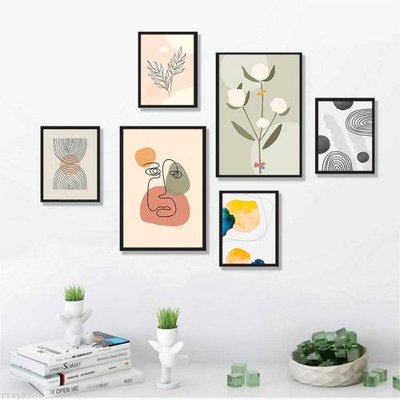 Download file ảnh gốc File tranh treo bộ 6 tấm tối giản Minimalist Art TT3103 để in ấn