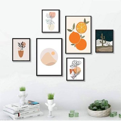 File gốc File tranh treo bộ 6 tấm tối giản Minimalist Art TT3144 (chuẩn màu) cho in offset