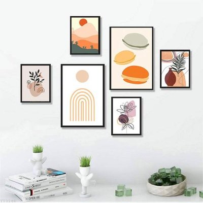 Download file gốc File tranh treo bộ 6 tấm tối giản Minimalist Art TT3146 (in mica) trang trí