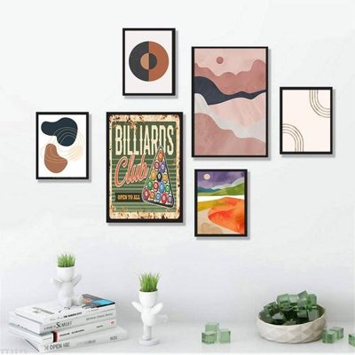 Download file gốc File tranh treo bộ 6 tấm tối giản Minimalist Art TT3175 (in mica) trang trí