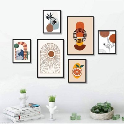 Download file tranh File tranh treo bộ 6 tấm tối giản Minimalist Art TT3239 (file gốc PSD)