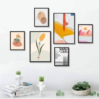 File in trần File tranh treo bộ 6 tấm tối giản Minimalist Art TT3255 (file gốc) xuyên sáng